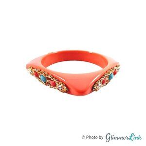 Square Ornate Retro Bangle Bracelet
